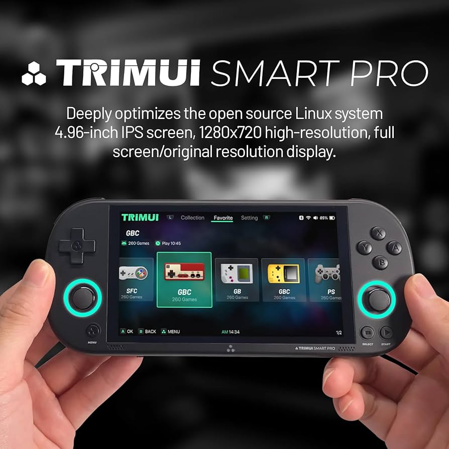 Amazon.com: ZWXYVUT TRIMUI Smart Pro Retro Handheld Game Console